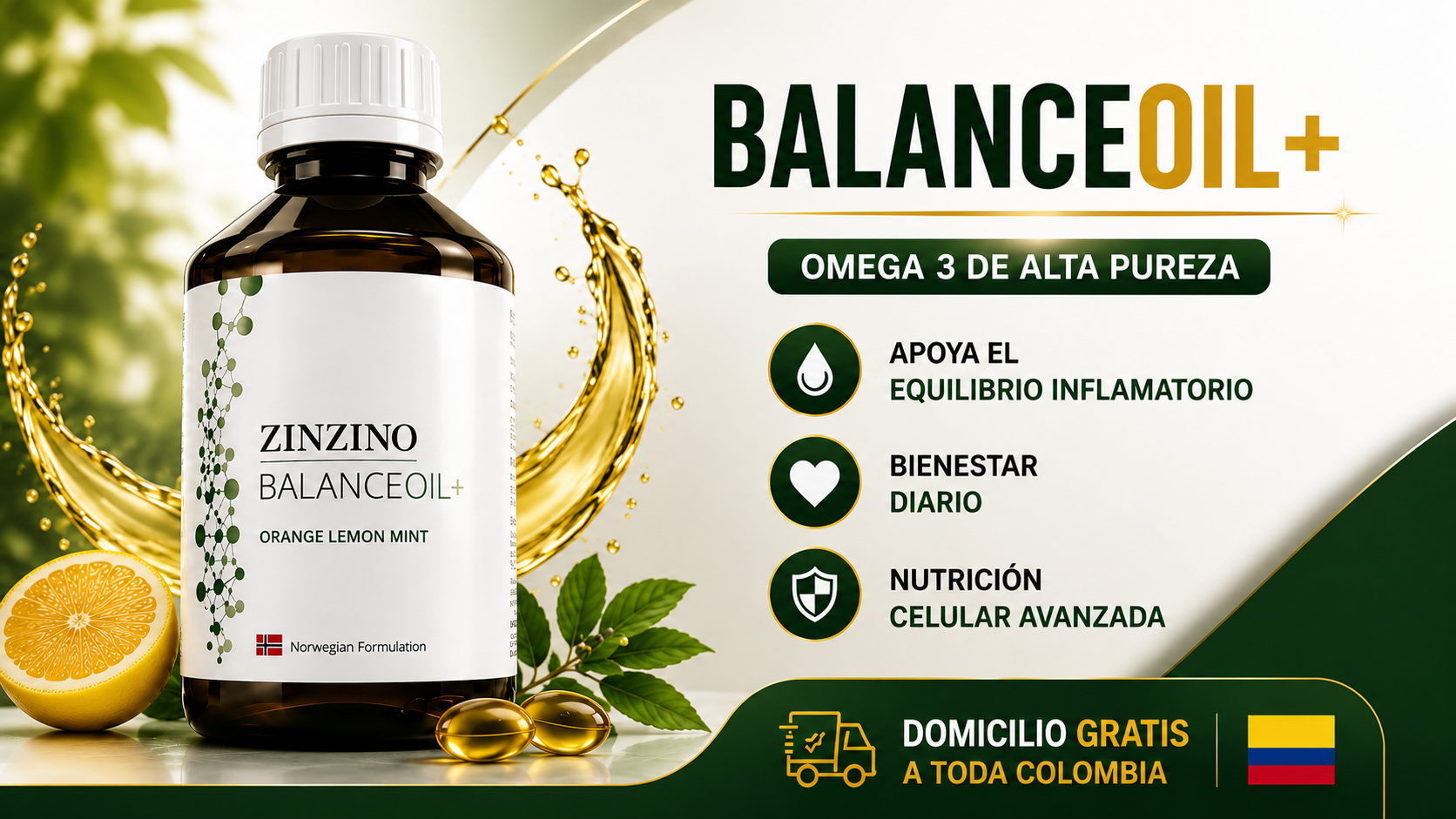 BalanceOil+ para apoyar el bienestar diario